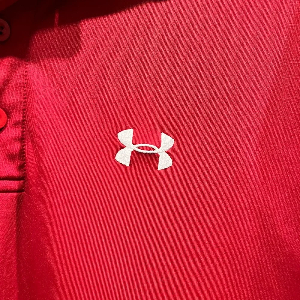 Under Armour Men’s Collared Short Sleeve Shirt Size Small Loose - Picture 2 of 6